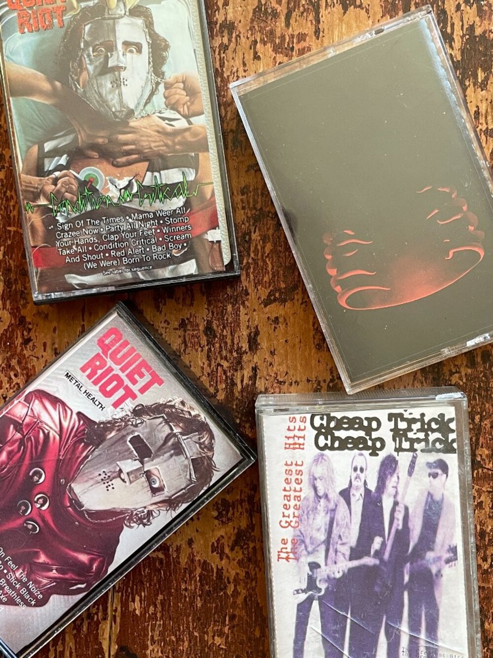 4X vintage 1980s-1990s cassette tapes